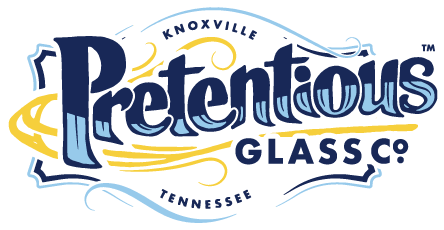 Pretentious Glass Co logo