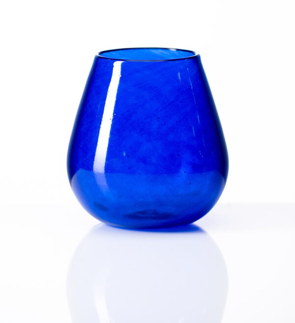 Colorist Wine Glass: Blue