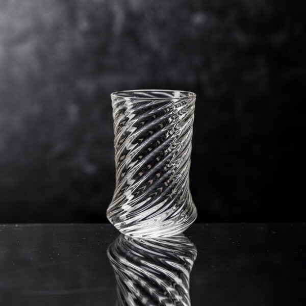 Twisted Optic Bourbon/Cocktail glass
