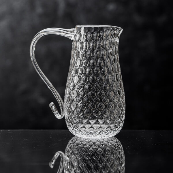 Small Pitcher with Pineapple mold texture and roman handle