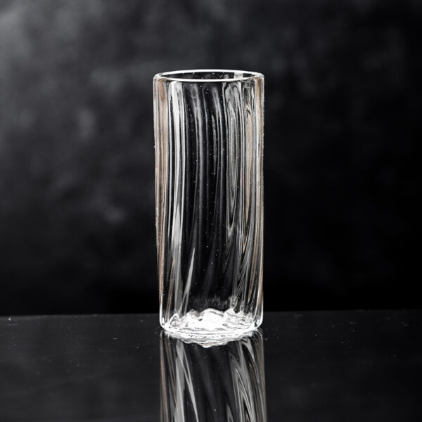 Straight optic cocktail glass