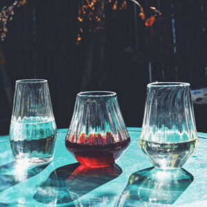 Trappe Wine Glass - White