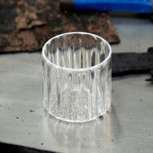 Fluted Lowball glass