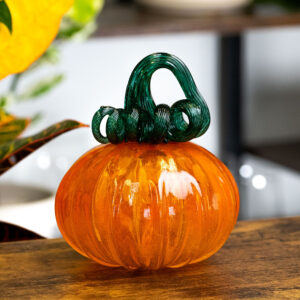 Gourd-geous Glass Pumpkin