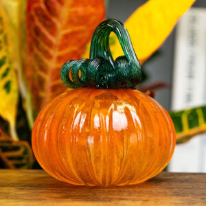 Gourd-geous Glass Pumpkin