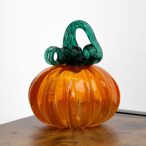 Gourd-geous Glass Pumpkin
