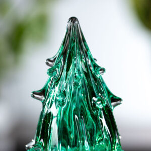 Glass Christmas Tree - Emerald